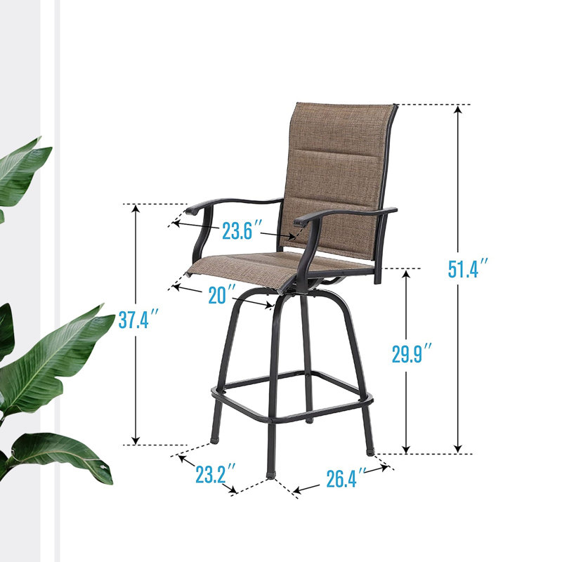 Tabouret de bar 29,9 po