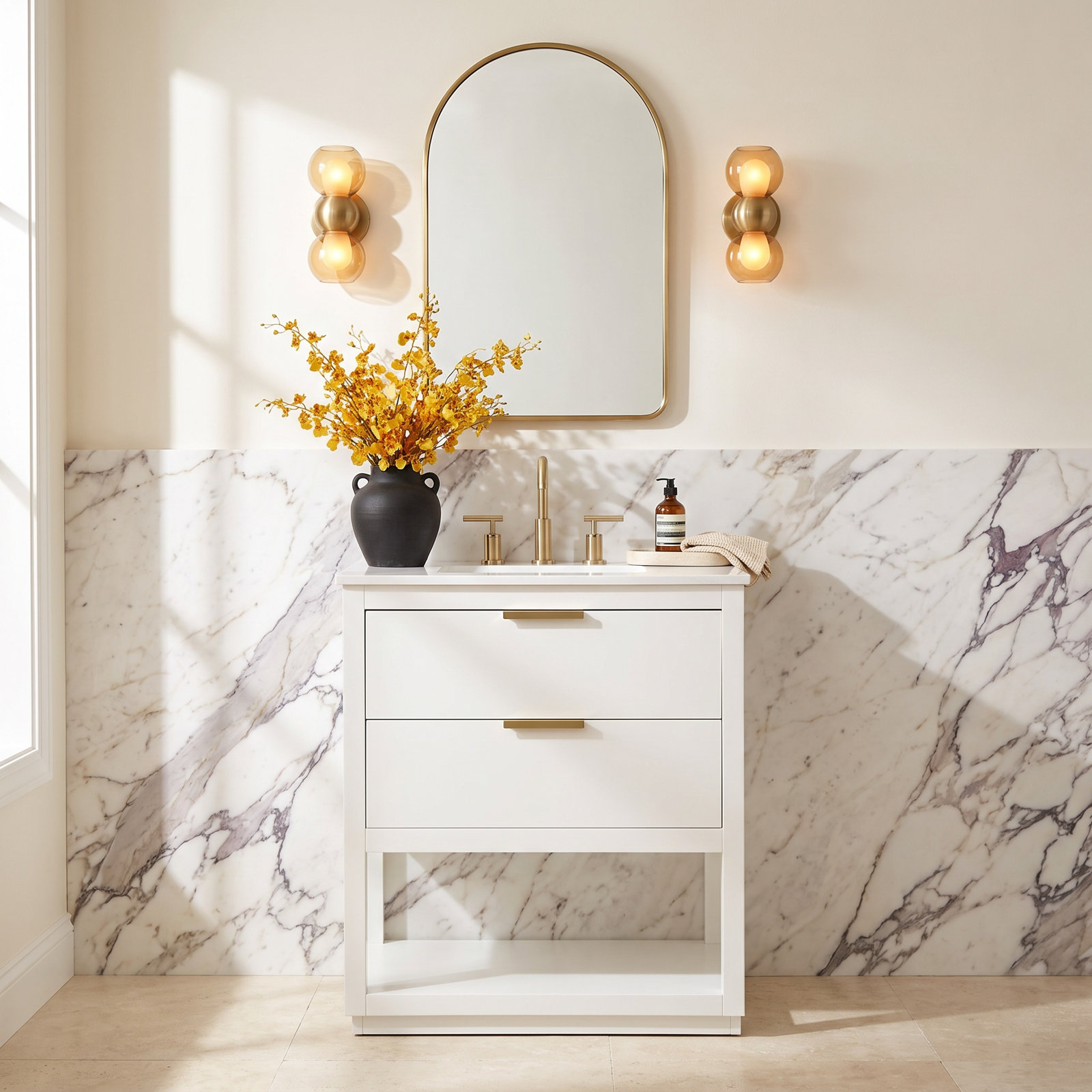 Felicity 30'' Single Bathroom Vanity, White