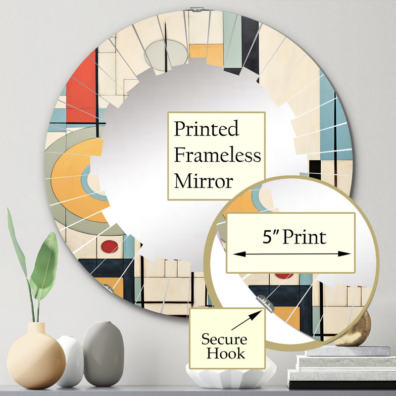 Miroir mural Freemanstown, 24 po x 24 po