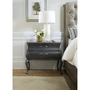 58759001595 by Hooker Furniture - Sanctuary Gemme Two Drawer Nightstand