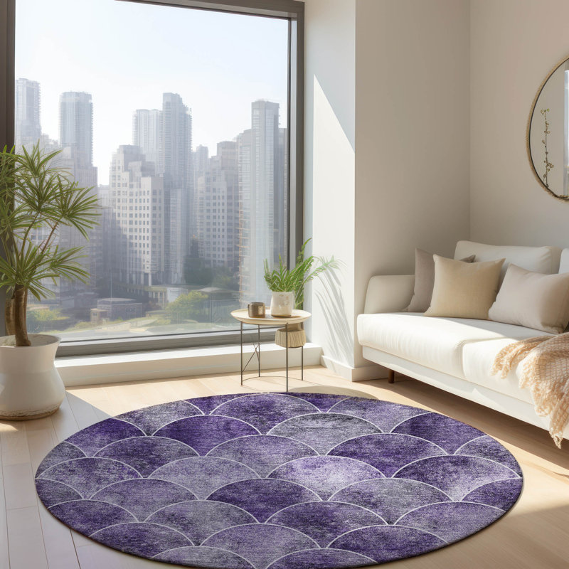  Karter Kitchen Mat, Round 8'