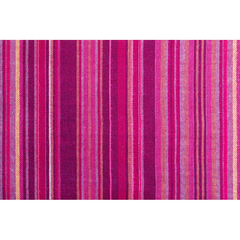 Striped Fabric Texture - Wrapped Canvas Print, 30cm H x 46cm W x 3.8cm D