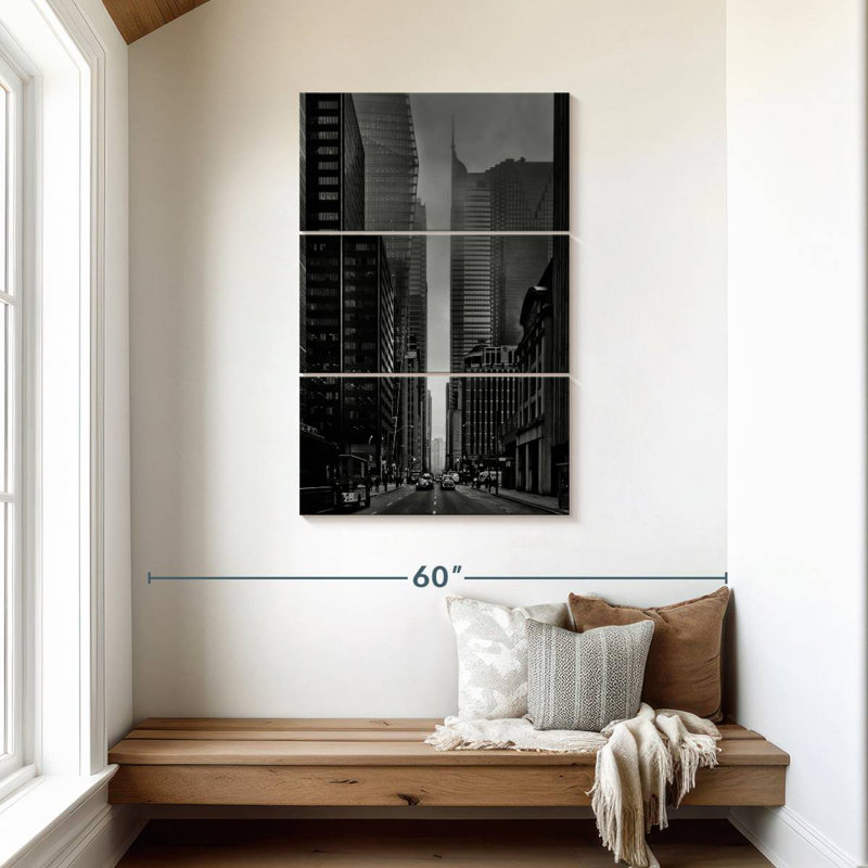 Sireci Downtown Fogfest V, 45" H x 28" W