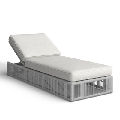 Renfri 78'' Long Reclining Single Chaise Sunbrella with Cushions -  Joss & Main, 4AF2DD3EDAA44DE5AA4E50A19E076128