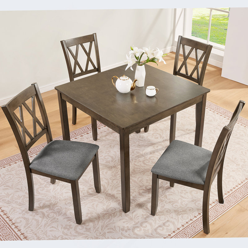 Ensemble de table de salle à manger 5 pièces Elegant