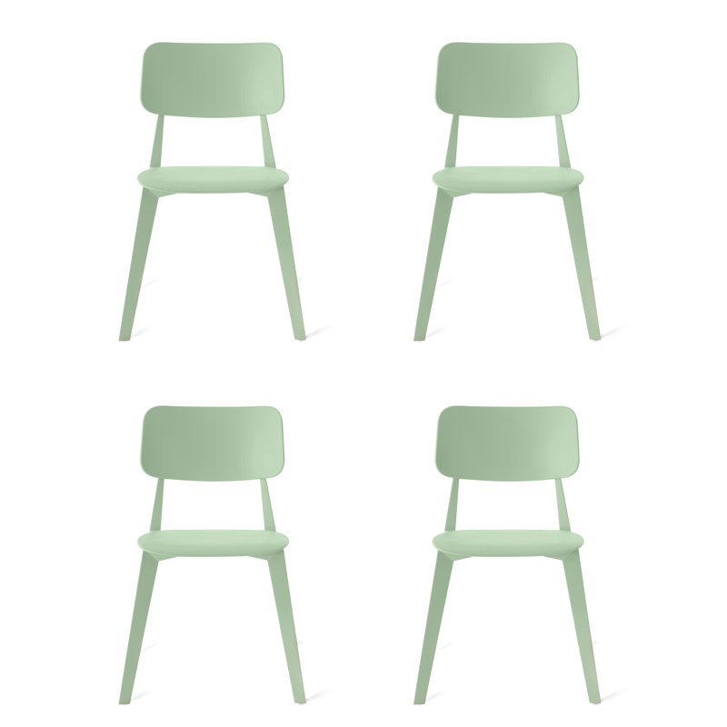 Chaise empilable d'extérieur et d'intérieur Stellar, Vert menthe