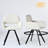 5-Piece Dining Set with Swivel Upholstered Chairs and Rectangular Table - 2 Color Options for Kitchen Dining Room-1479181209-1479181208