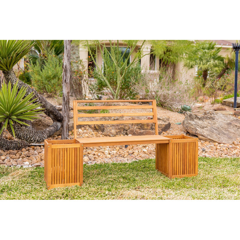 Banc de jardin en bois Aloisia