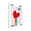 Frances Collett It's All Love '69 Heart Greige, art sur toile