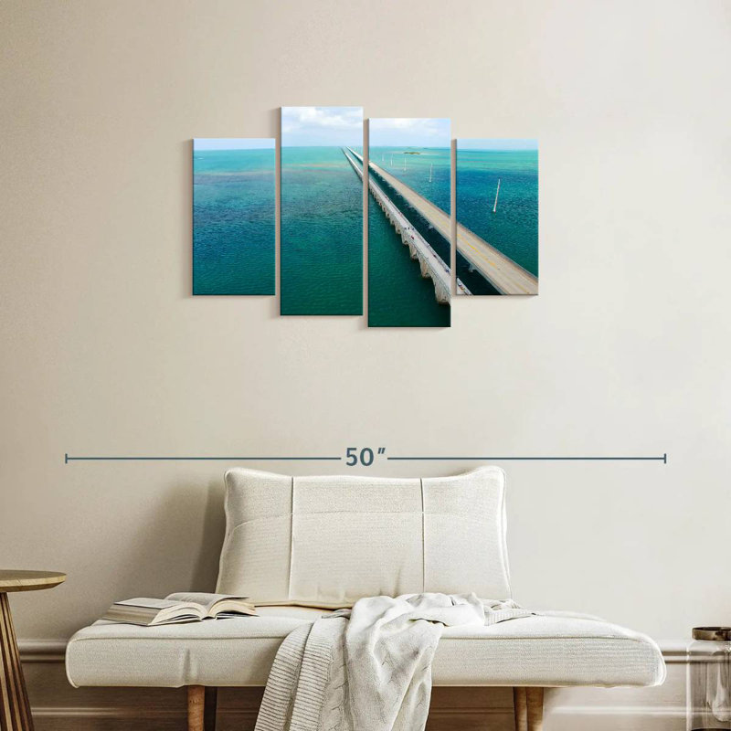 Seven Mile Bridge Florida, H 22 po x l 36 po