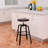 Reina Swivel Adjustable Height Counter Stool with Metal Frame