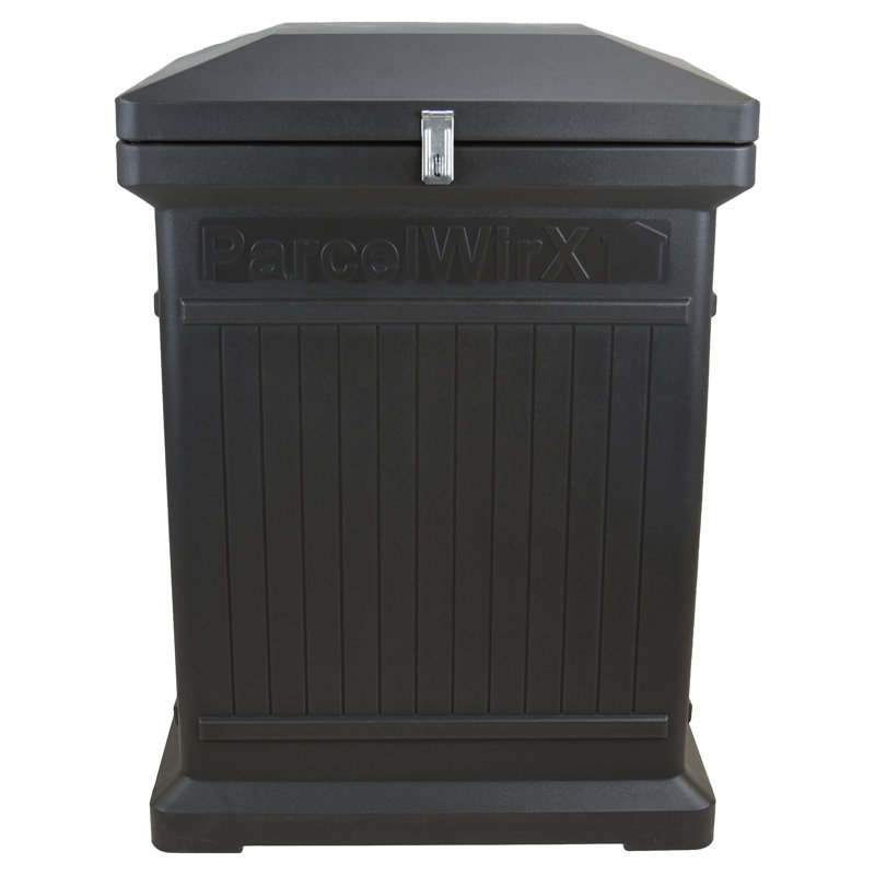 Graphite Large Lockable Plastic Package Delivery Box