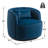 Jaydin 33" Wide Velvet Upholstered Swivel Armchair-479364247