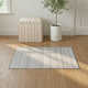 Eljah Handmade Viscose Gray Rug