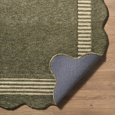Abstract Wool Hand Tufted Area Rug