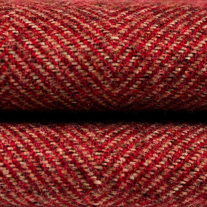 Kian Fabric Draught Excluder, Red/Charcoal