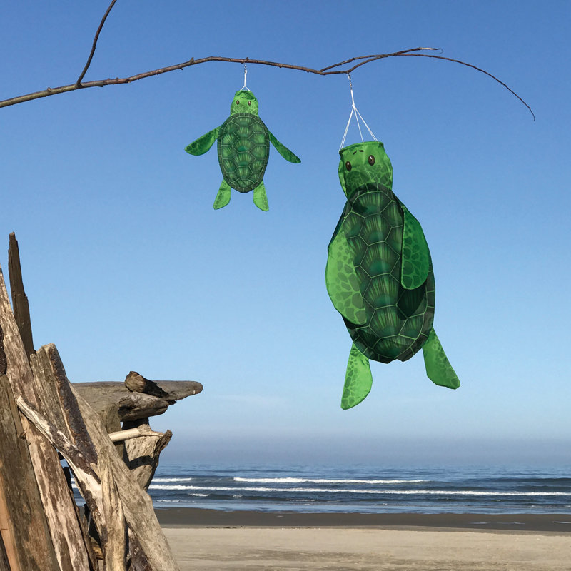 Manche de bébé 3D tortue de mer, H 34 po x l 38 po