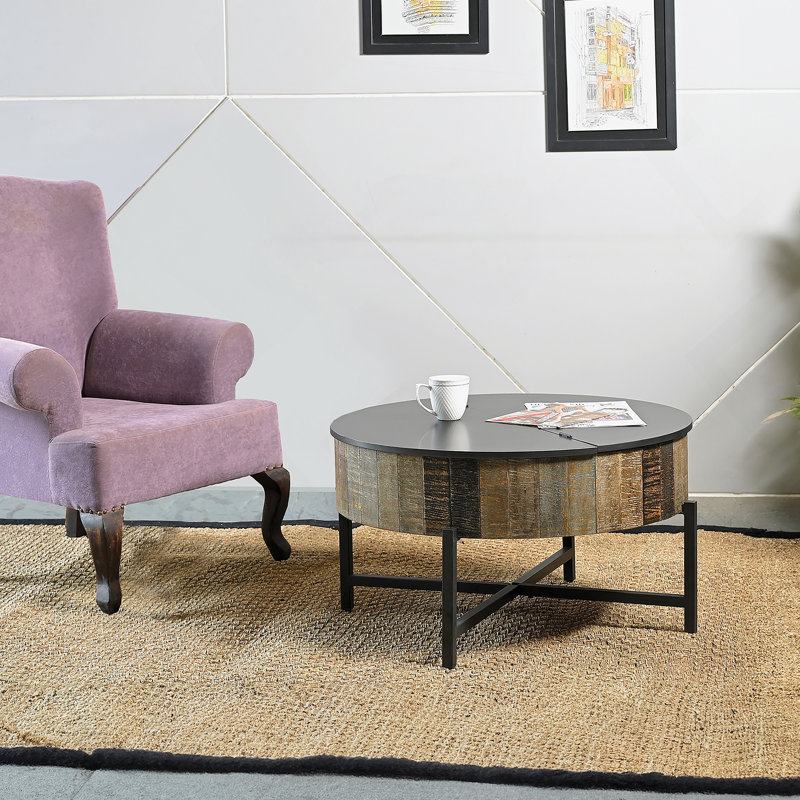 Table basse rustique rétro