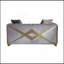 Causeuse de style moderne en argent-711385012