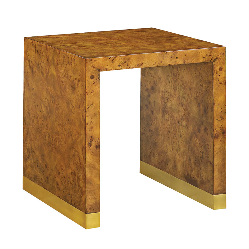 Table de bout Anaheim, Bois noueux rustique