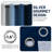 Ombre Blue  Thermal Insulated Curtains, Grommet Top Gradient Window Drapes 2 Panels-340581564-340581517