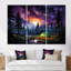 Northern Lights Camping Escape 1 - Art mural de voyage en camping-232550028-232550033