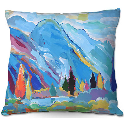 Floral Reversible Throw Pillow