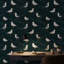 Papier peint abstrait mouettes-1955188345