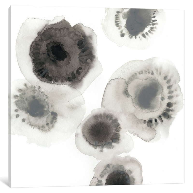 « centric pétales i », reproduction d’art sur toile tendue, H 12 po x l 12 po x P 0,75 po, Toile tendue, Pas de tapis