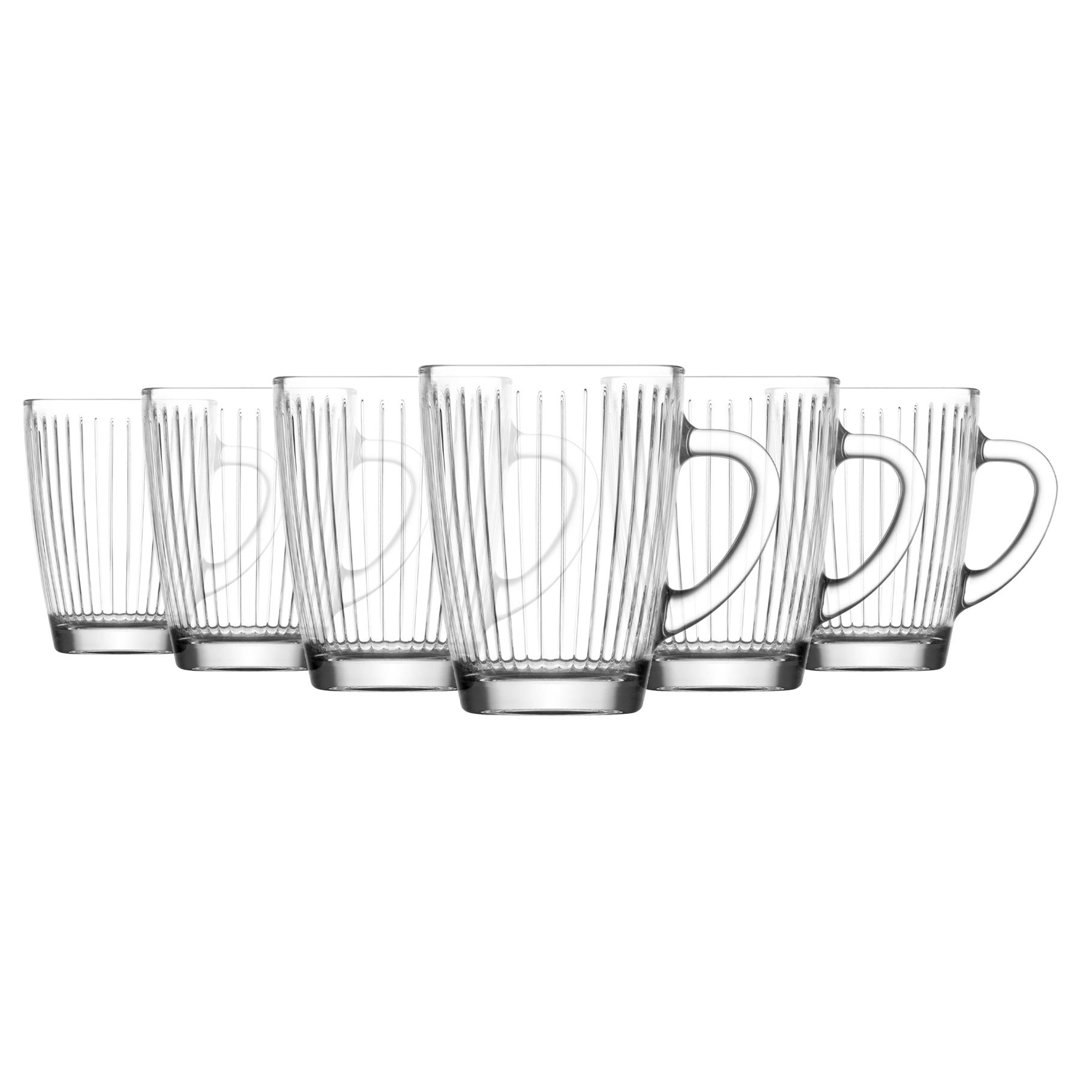B&Q -  Hestia Glass Mugs250MlPack Of 6 - Image 4