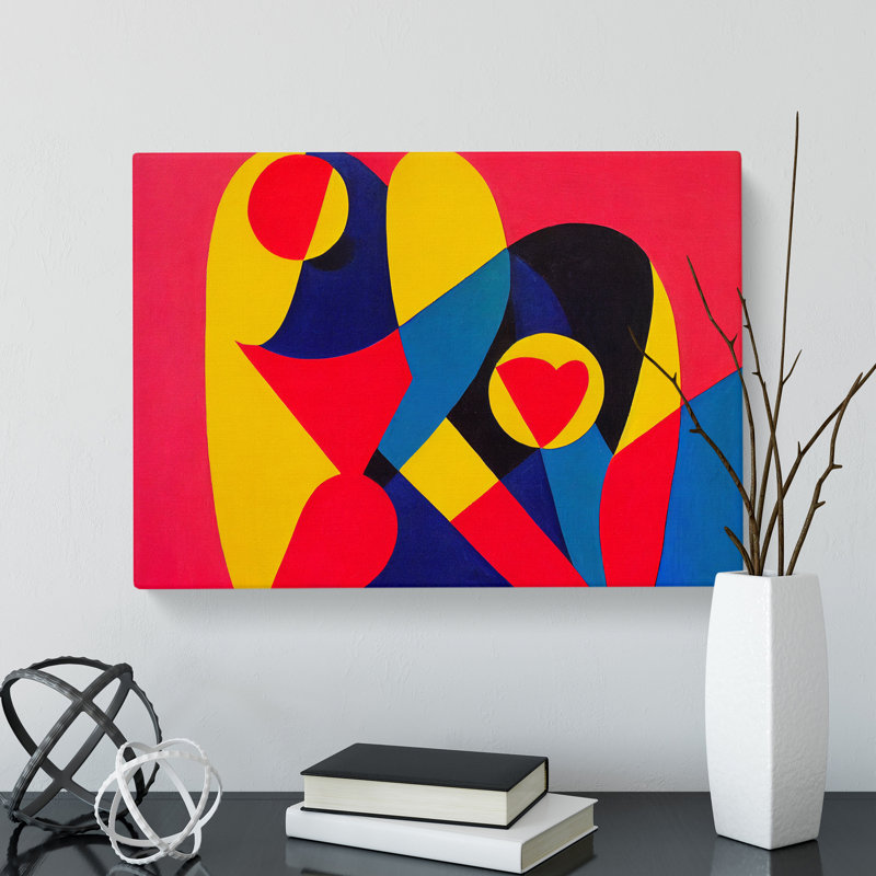 Wonderful Modern Abstract Art - Wrapped Canvas