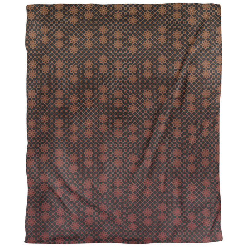 Housse de couette simple Katelyn Elizabeth, Microfibre, Housse de couette pour lit simple, Orange / Rouge
