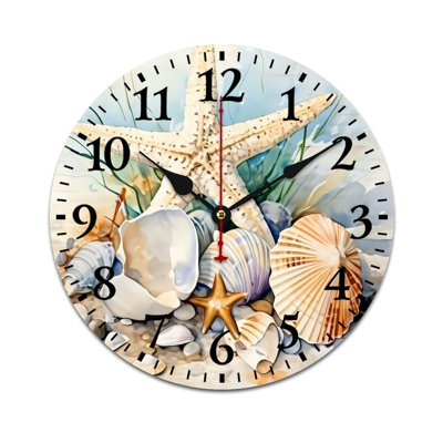 White Starfish Home Wall Decor, 12" X 12"