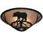 Rustic Lodge 3 - Light Flush Mount