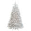 The Holiday Aisle® Dunhill Fir White Tree with Clear Lights-918514727