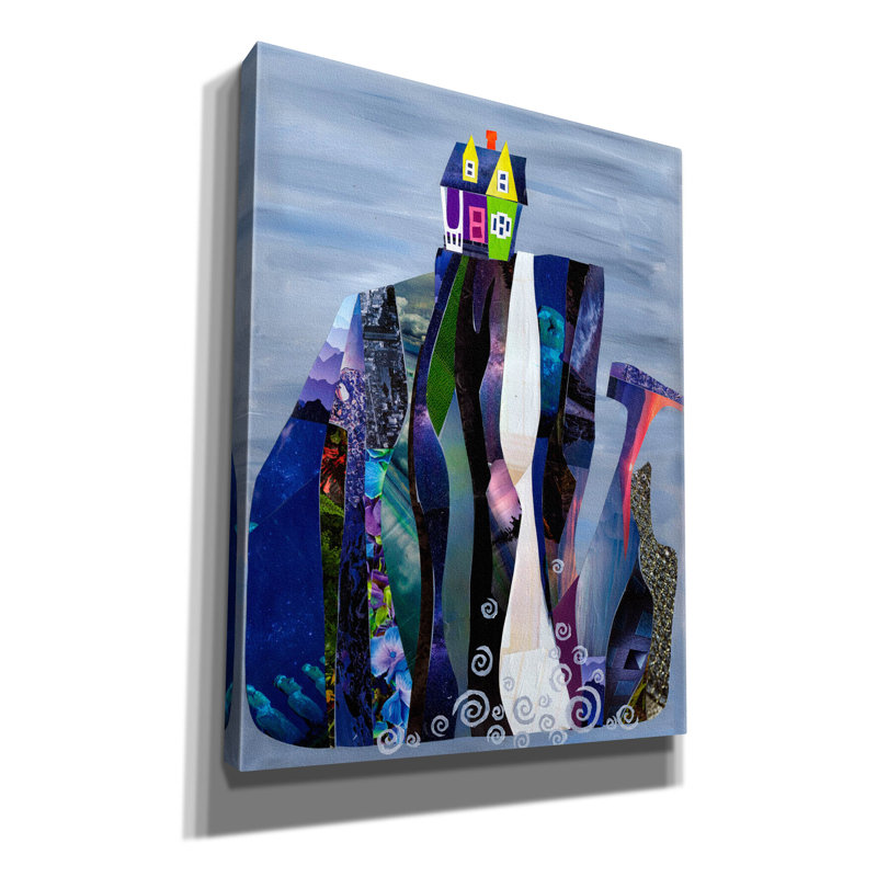 'Up 4' by Artpoptart Canvas Wall Art, 34" H x 26" W x 1.5" D