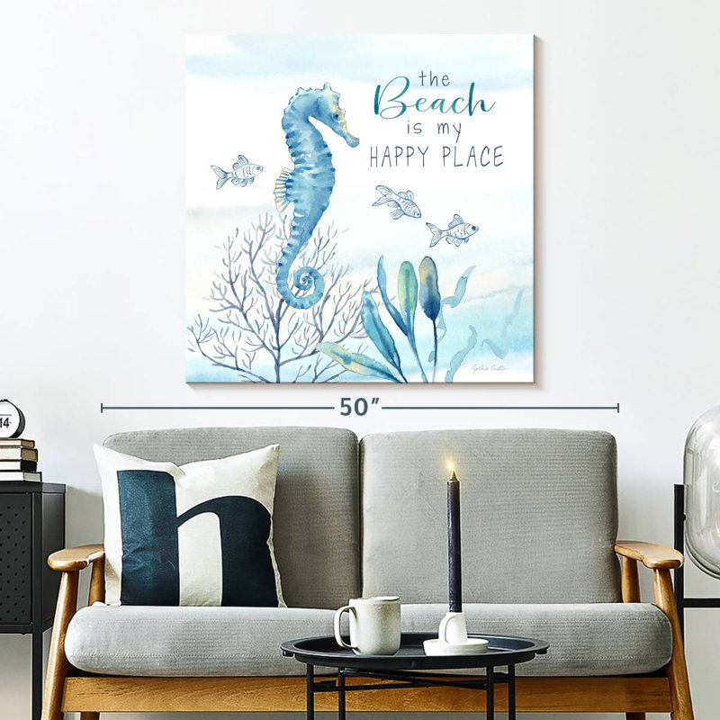 Grande mer bleue Aletra V, H 33 po x l 33 po