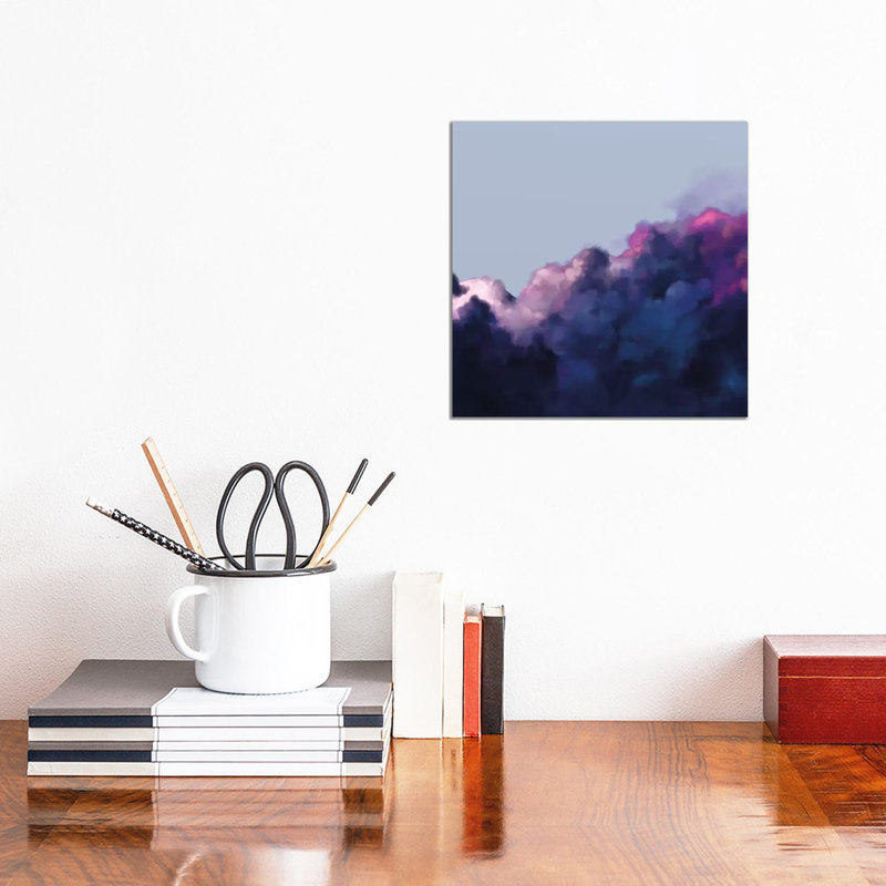 Skies by Dan Hobday - Wrapped Canvas Painting, 30.48 cm H x 30.48 cm W