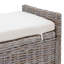 Upholstered Rattan Bench-1107979842