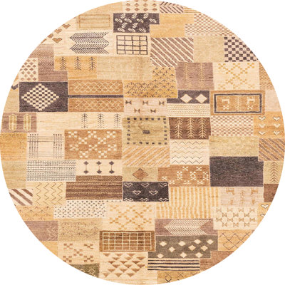 Tapis décoratif multicolore à motif abstrait