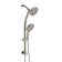 5" Multi Function Dual Shower Head, With Adjustable Slide Bar