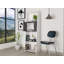 Dennielle 4 shelf bookcase with cupboard unit