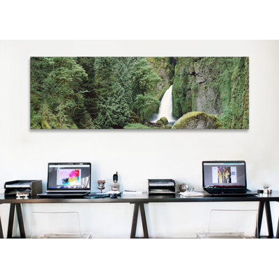 " Waterfall In A Forest, Columbia River Gorge, Oregon, USA " by Panoramic Images