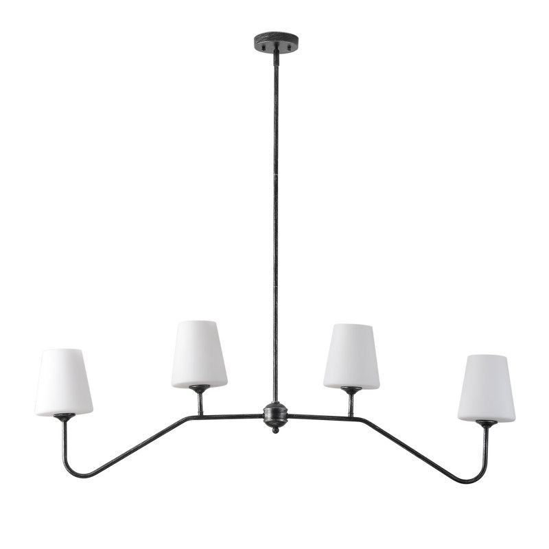 Luminaire suspendu en fer 4 lumières