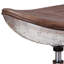 Tabouret pivotant en aluminium