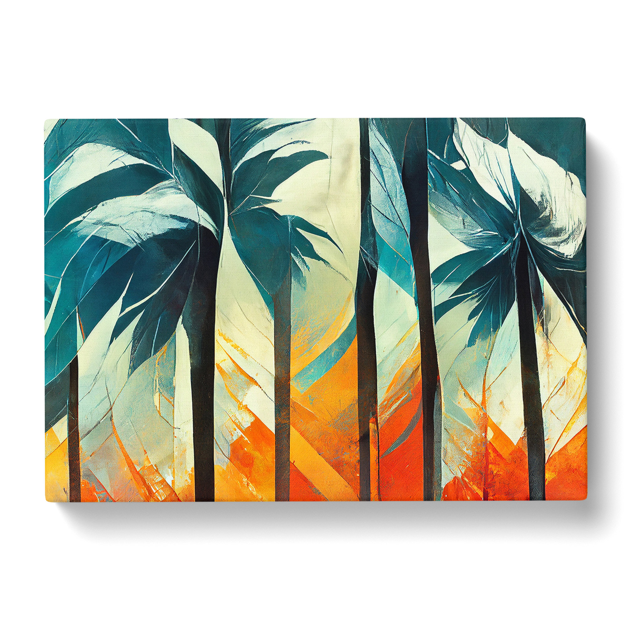 Bay Isle Home Palm Tree Abstract Art Vol.1 - Wrapped Canvas Graphic Art ...