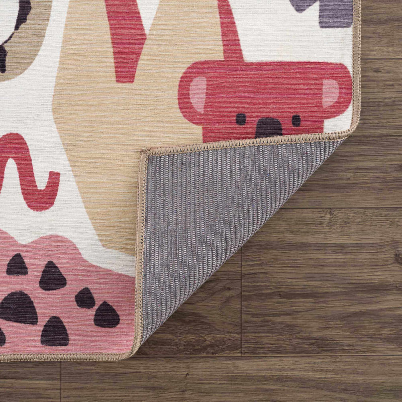 Tapis en polyester tissé à la machine Natal, Rectangle 7 pi 10 po x 10 pi 2 po