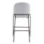 Tabouret de bar rembourré en métal-118472621