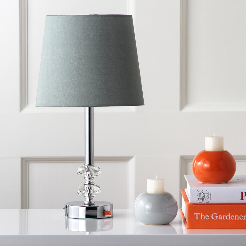 Herendeen Crystal Table Lamp, Green