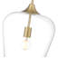 Luminaire suspendu 1 lumière en laiton bruni Joliet-123384506